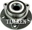 HA590617 Rear, Driver or Passenger Side Wheel Hub, 5 Lugs, With Bearing, AWD, Timken Wheel Hub