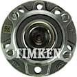 HA590619 Rear, Driver or Passenger Side Wheel Hub, 5 Lugs, With Bearing, FWD, Timken Wheel Hub