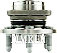 HA590622 Front, Driver or Passenger Side Wheel Hub, 6 Lugs, With Bearing, 4WD, Timken Wheel Hub