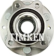 HA590622 Front, Driver or Passenger Side Wheel Hub, 6 Lugs, With Bearing, 4WD, Timken Wheel Hub