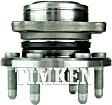 HA590623 Front, Driver or Passenger Side Wheel Hub, 6 Lugs, With Bearing, RWD, Timken Wheel Hub