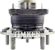 HA590635 Rear, Driver or Passenger Side Wheel Hub, 5 Lugs, With Bearing, FWD, Timken Wheel Hub