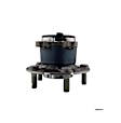 HA590649 Rear, Driver or Passenger Side Wheel Hub, FWD
