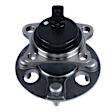 HA590686 Rear, Driver or Passenger Side Wheel Hub, 4 Lugs, With Bearing, FWD