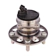 HA590701 Rear, Driver or Passenger Side Wheel Hub, 5 Lugs, With Bearing, FWD