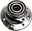 HA597851 Front, Driver or Passenger Side Wheel Hub, With Bearing, 4WD, Timken OE Replacement