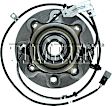 SP580100 Front, Passenger Side Wheel Hub, With Bearing, 4WD, Timken OE Replacement