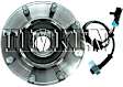 SP580311 Front, Driver or Passenger Side Wheel Hub, With Bearing, Timken OE Replacement
