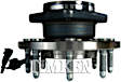 SP620303 Front, Driver or Passenger Side Wheel Hub, With Bearing, 4WD, Timken OE Replacement