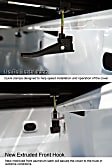 1991 Chevrolet R3500 - TonnoFold Series, Soft, Folding, Tonneau Cover, Vinyl, Approx. 8 ft. Bed