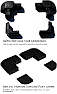 42-302 TonnoFold Series Soft Folding Tonneau Cover, Vinyl Fits Approx. 6 ft. 6 in. Bed