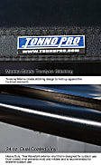 HF-158 Hard Fold Series Hard Folding Tonneau Cover, Vinyl Fits Approx. 6 ft. 6 in. Bed