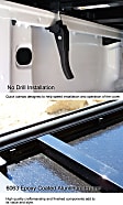 HF-356 Hard Fold Series Hard Folding Tonneau Cover, Vinyl Fits Approx. 6 ft. 6 in. Bed