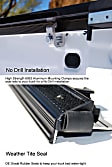 LR-1005 LoRoll Series Soft Roll-up Tonneau Cover, Vinyl Fits Approx. 6 ft. 6 in. Bed