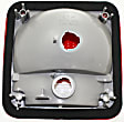 Driver Side Tail Light, without Bulb, Halogen, Clear and Red Lens