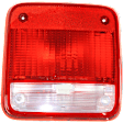 1989 Chevrolet G20 Chevy Van - Passenger Side Halogen Tail Light, Without bulb(s), OE Replacement, Extended Passenger Van