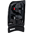 1994-2001 Dodge Ram 1500 - Passenger Side Tail Light, without Bulb, Halogen, Clear and Red Lens, Without Sport Package, Old Body Style