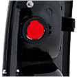1994-2001 Dodge Ram 1500 - Passenger Side Tail Light, without Bulb, Halogen, Clear and Red Lens, Without Sport Package, Old Body Style