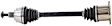 2011 Audi A6 Quattro - Front, Passenger Side Axle Assembly,  Standard Duty Replacement, AWD, 3.0L 6Cyl