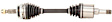 Front, Driver Side Axle Assembly - Sold Individually FWD
