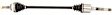 1987 Dodge Mini Ram - Front, Passenger Side Axle Assembly,  Fits Models without Intermediate Shaft, Standard Duty Replacement, FWD, 2.2L 4Cyl