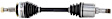 CH-8080 Front, Driver Side Axle Shaft, New