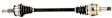 2013 Dodge Charger - Rear, Passenger Side Axle Assembly,  Compare spline counts and diameter to original, Standard Duty Replacement, RWD, 3.6L 6Cyl