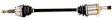 2011 Jeep Grand Cherokee - Rear, Driver or Passenger Side Axle Assembly,  Single Speed Transfer Case, Standard Duty Replacement, With 215 mm. Rear Axle, RWD, 3.6L 6Cyl