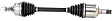 CH-8273 Front, Driver Side Axle Assembly - Sold Individually FWD