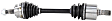 CH-8296 Front, Driver Side Axle Assembly - Sold Individually, 2.4L, 4Cyl