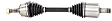 CH-8298 Front, Passenger Side Axle Assembly - Sold Individually, 3.2L, 6Cyl