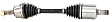 2018 Jeep Cherokee - Front, Driver Side Axle Assembly, FWD, 2.4L 4Cyl