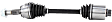 2019 Ram ProMaster 1500 - Front, Passenger Side Axle Assembly, FWD, 3.6L 6Cyl