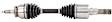 FD-8172HDX Front, Driver Side Axle Assembly - Sold Individually 4WD