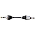 2014 Ford Fusion - Front, Driver Side Axle Assembly,  Manual Transaxle, Standard Duty Replacement, FWD, 1.6L 4Cyl Manual, Transaxle, OE Replacement Series