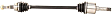 2013 Ford Fusion - Rear, Driver or Passenger Side Axle Assembly,  Standard Duty Replacement, AWD, 2.5L 4Cyl