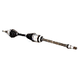2018 Ford Focus - Front, Passenger Side Axle Assembly, engvin: 9, Turbocharged, GAS, Manual Transaxle, Standard Duty Replacement, FWD, 2.0L 4Cyl Manual, Transaxle, OE Replacement Series