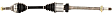 2016 Ford Special Service Police Sedan - Front, Passenger Side Axle Assembly,  Standard Duty Replacement, FWD, 2.0L 4Cyl