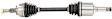 FD-8291 Front, Driver Side Axle Assembly - New Sold Individually, 2.0L, 4Cyl