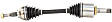FD-8310 Front, Driver Side Axle Assembly - Sold Individually