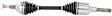 2016 Lincoln MKZ - Front, Driver Side Axle Assembly, engvin: 9, Turbocharged, AWD, 2.0L 4Cyl
