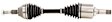 2018 Lincoln MKZ - Front, Driver Side Axle Assembly, FWD, 3.0L 6Cyl