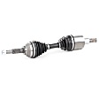 1998 Chevrolet Blazer - Front, Driver Side Axle Assembly,  Without ZR-2 (High Wider) Option, Standard Duty Replacement, 4WD, 4.3L 6Cyl OE Replacement Series