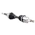 1998 Chevrolet Blazer - Front, Driver Side Axle Assembly,  Without ZR-2 (High Wider) Option, Standard Duty Replacement, 4WD, 4.3L 6Cyl OE Replacement Series