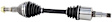 1996 Pontiac Bonneville - Front, Passenger Side Axle Assembly, Naturally Aspirated, 3.06 Gear Ratio FW2, Standard Duty Replacement, FWD, 3.8L 6Cyl