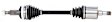 GM-8106 Front, Passenger Side Axle Assembly - New Sold Individually