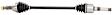 2011 Cadillac SRX - Rear, Driver Side Axle Assembly,  Standard Duty Replacement, FWD, 2.8L 6Cyl