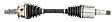 2018 Cadillac ATS - Front, Passenger Side Axle Assembly,  Standard Duty Replacement, AWD, 2.0L 4Cyl