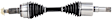 2015 Cadillac XTS - Front, Driver Side Axle Assembly,  Option M7V Transmission, Standard Duty Replacement, FWD, 3.6L 6Cyl