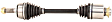 2006 Honda Civic - Front, Passenger Side Axle Assembly,  Standard Duty Replacement, FWD, 2.0L 4Cyl